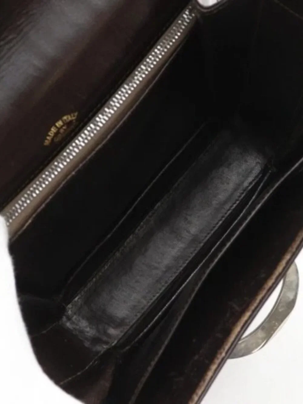 GUCCI Old Gucci Shoulder Bag vintage Brown Calfskin Women - Picture 8 of 12